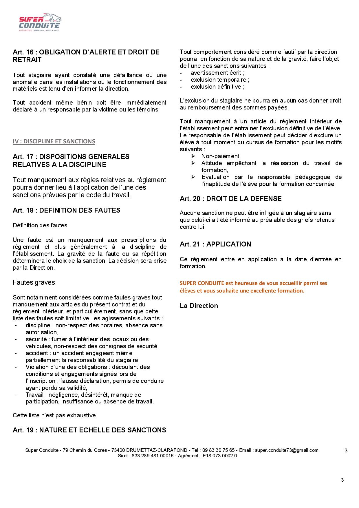 Parcours